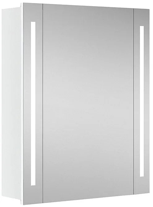 Riva Zrkadlová skrinka s LED osvetlením Hydra, 75 × 60 × 17 cm