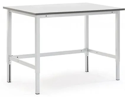 Manuálne výškovo nastaviteľný dielenský stôl MOTION, nosnosť 400 kg, 1500x800 mm
