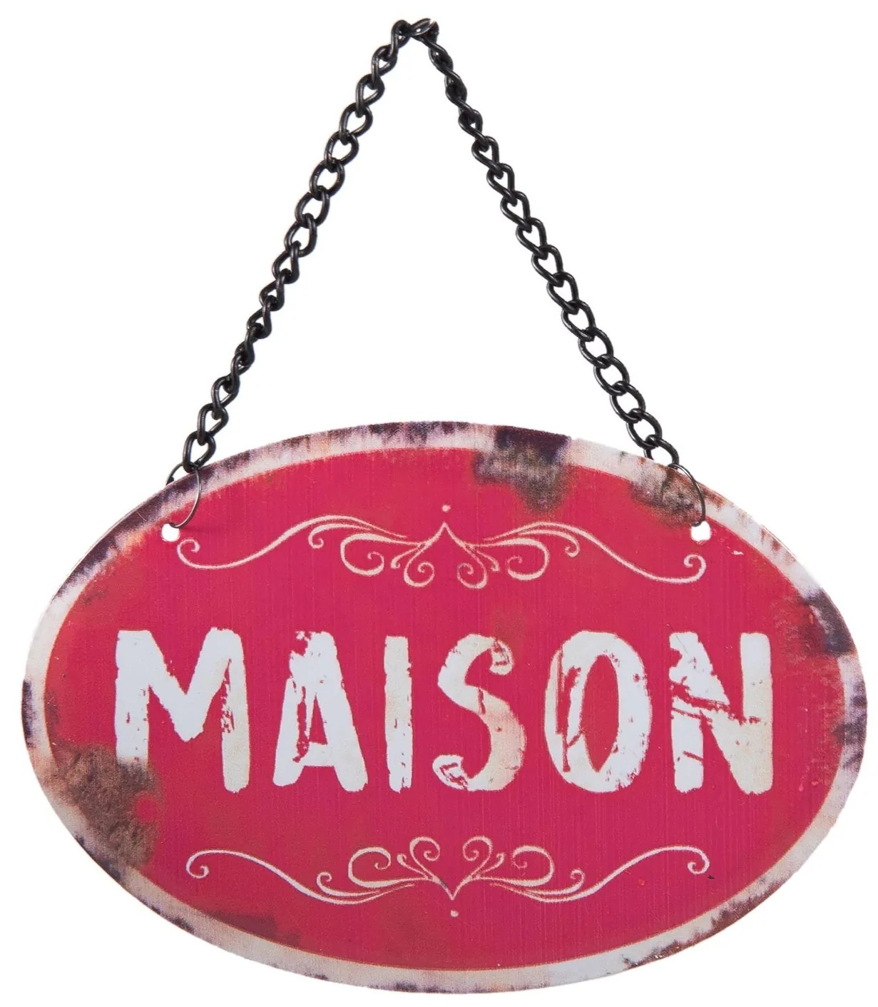 Závesná ceduľka Maison - 12 * 8 cm Závesná ceduľka Maison - 12 * 8 cm
