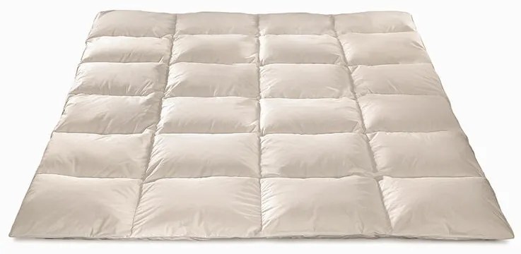 Prešívaná prikrývka plnená perím 140 x 200 cm