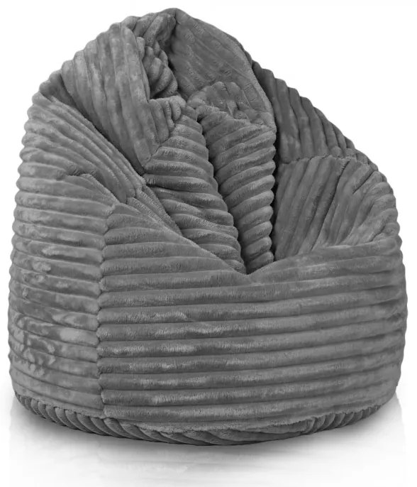 Sedací vak Bag Sako Stripe XXL Farba: Sivý