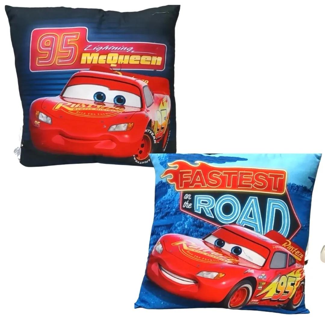 Detský dekoračný vankúš Cars 40x40 cm Setino