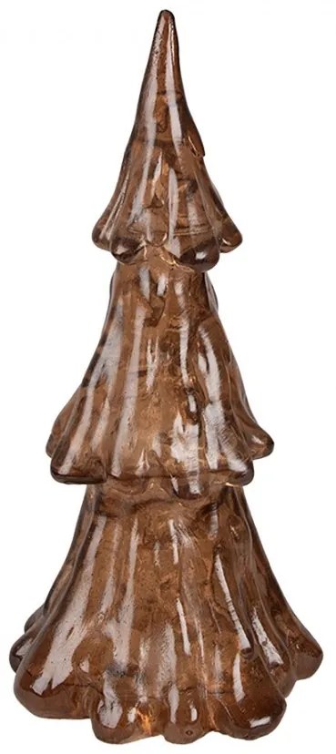 Bronzový svietiaci vianočný stromček Led Tree M - Ø 12*24 cm