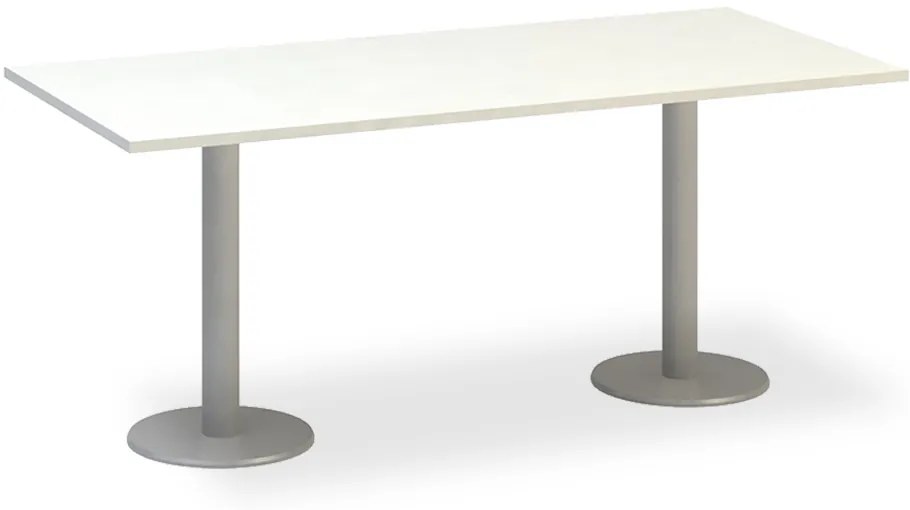 Konferenčný stôl ProOffice 80 x 180 x 74,2 cm, biela