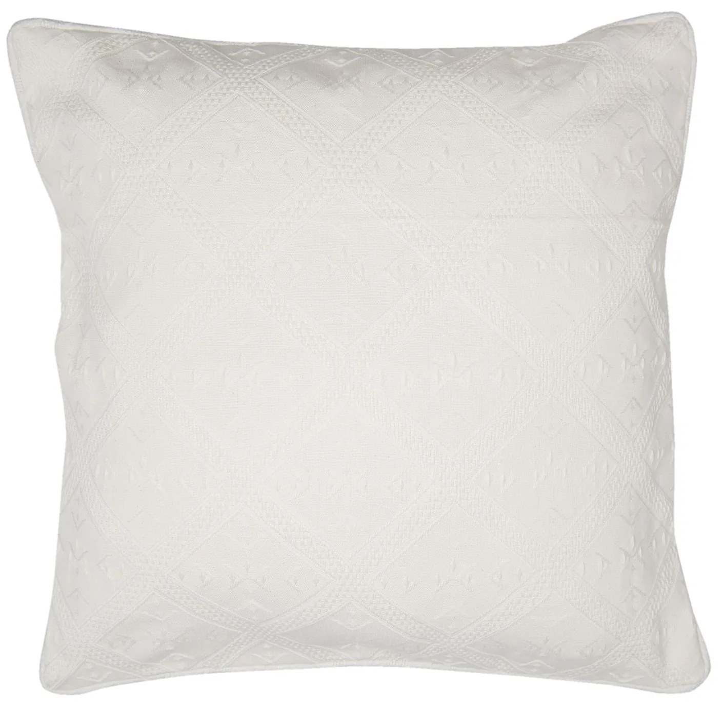 Krémový bavlnený poťah na vankúš New Jacquard - 40 * 40 cm