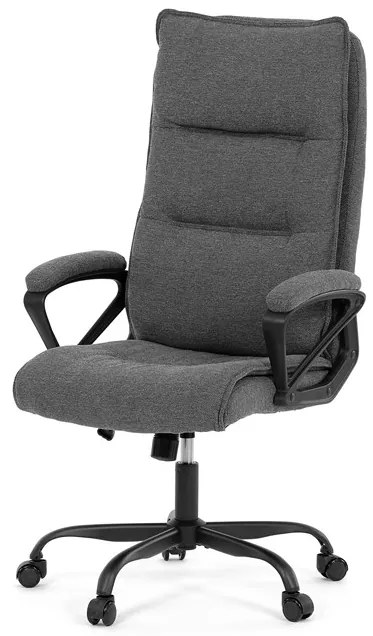 Autronic BONTEC Kancelárske kreslo, hojdací mechanizmus, čierna látka, KA-Y348 BK2 Farba: Šedá