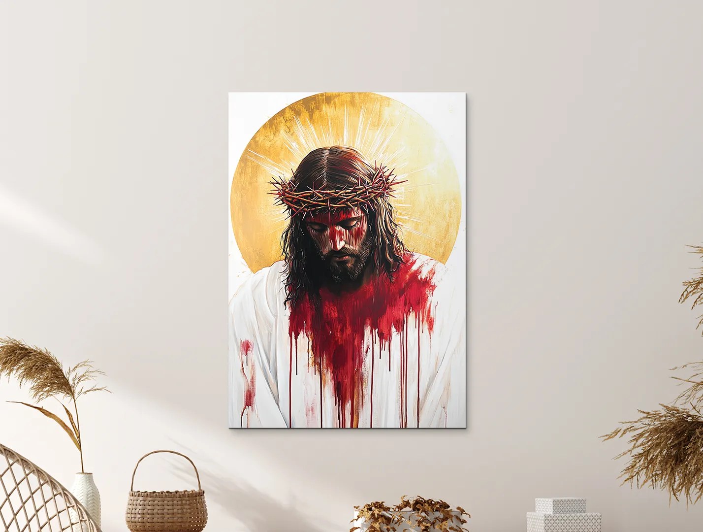 drevko | Obraz na stenu Zmučený Kristus