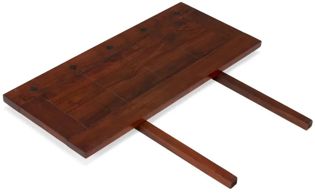 furniture-nabytek.cz - Masívna pripínacia doska Texas z akáciového dreva, lakovaná, hnedá – 40×90×6 cm