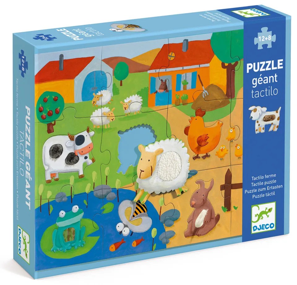 Puzzle hmatové – Farma 20 ks