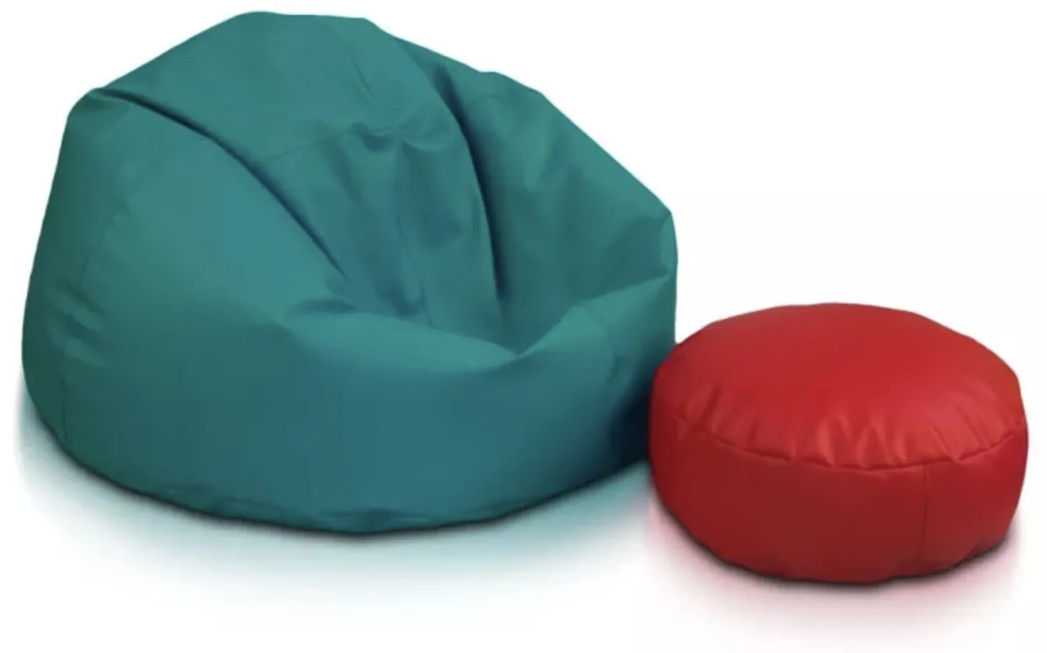 INTERMEDIC SK Sedací vak Sakwa M – ekokoža, 200 L, kompaktný vak na sedenie Farba: E20 - Tyrkys