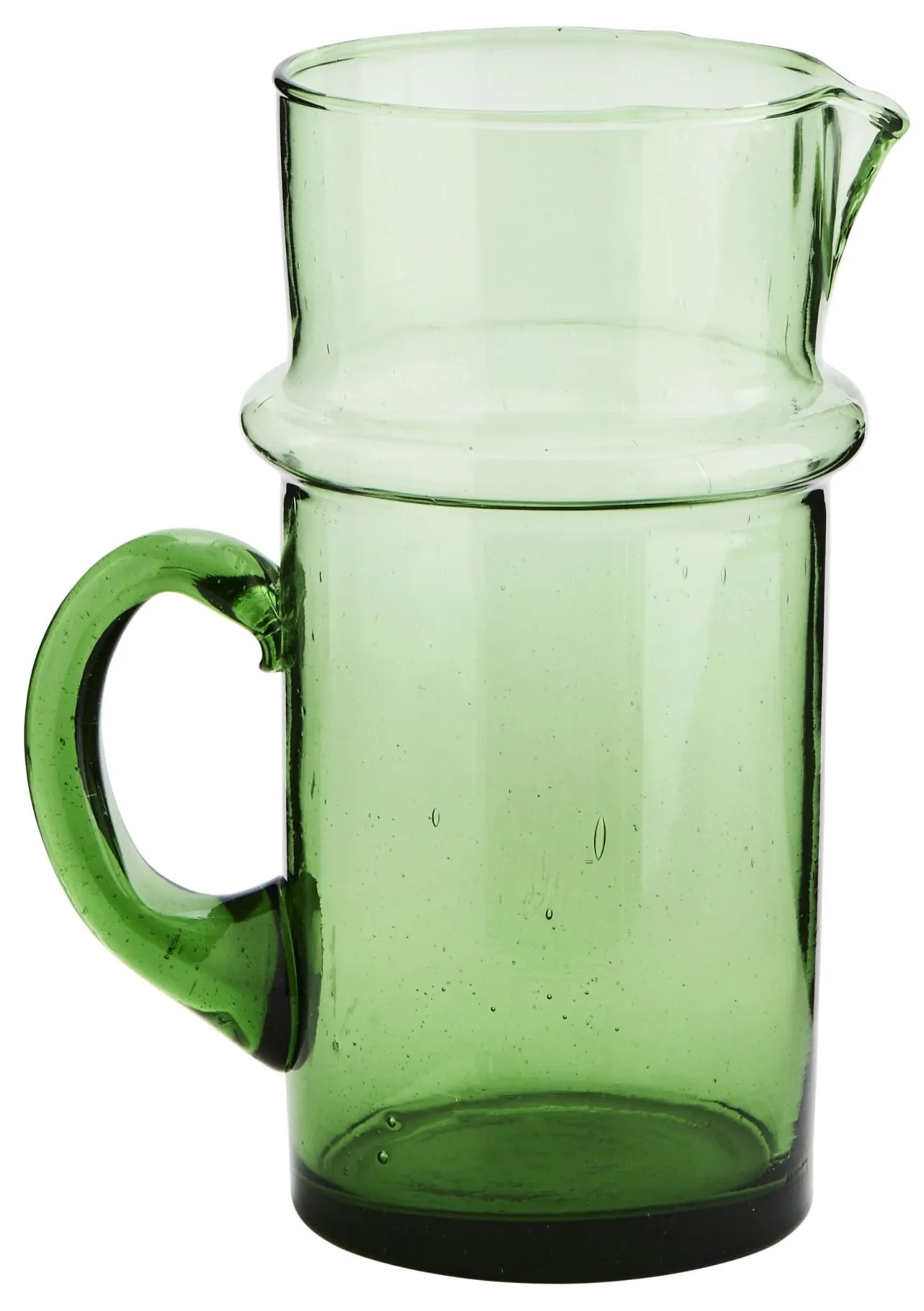 MADAM STOLTZ Sklenený džbán Beldi Green 1 l