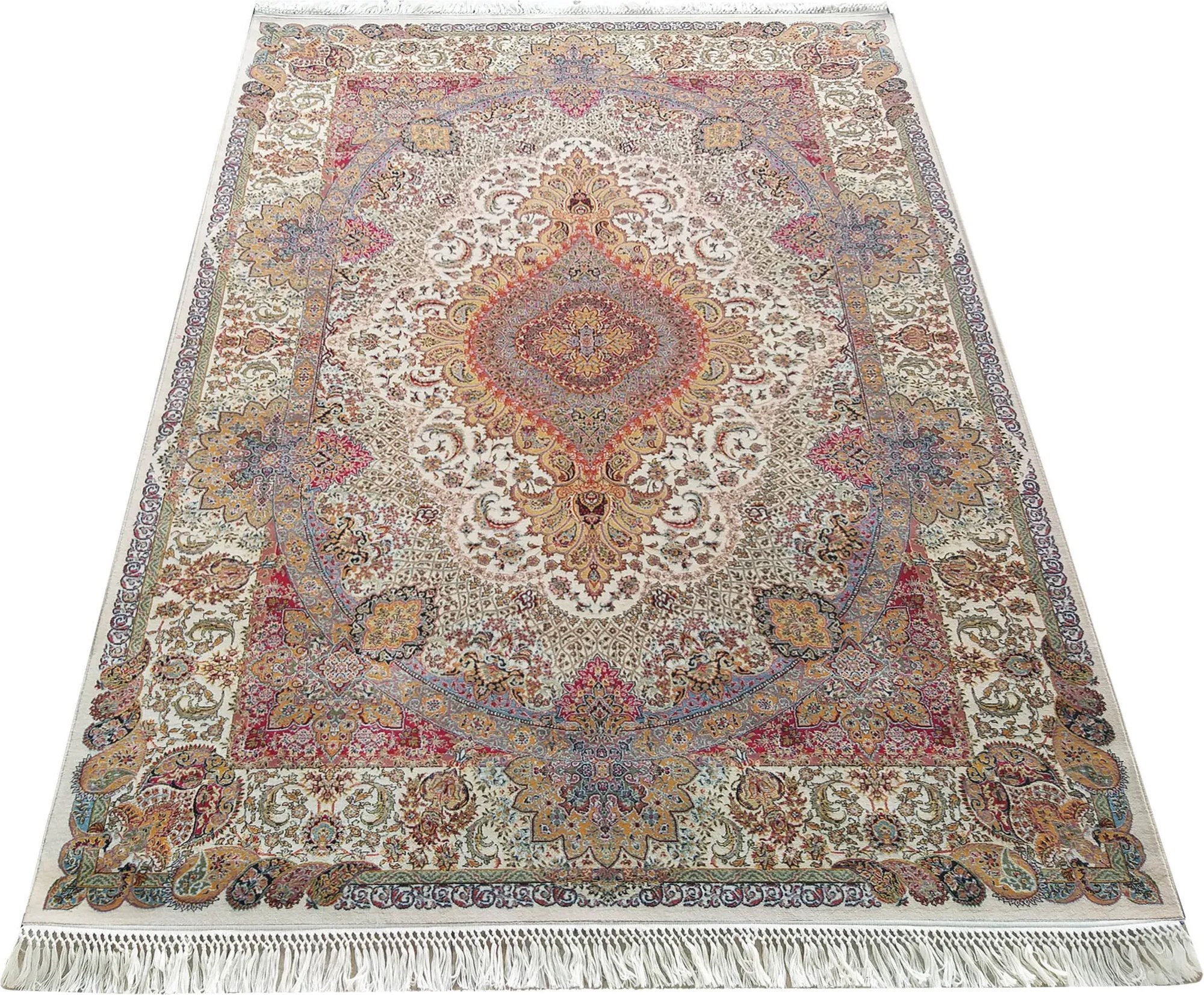 DY Prémiový koberec s exkluzívnym vzorom Pers 03 - krémová Rozmer: 150x230 cm