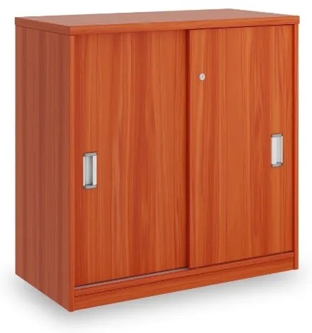 Nízka skriňa SimpleOffice 80 x 40 x 80 cm, čerešňa