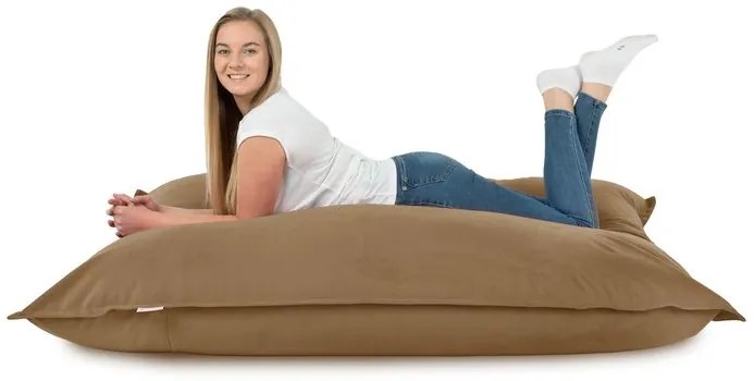 INTERMEDIC SK Vankúš na sedenie Plyš XXL Farba: 2. Kapučíno