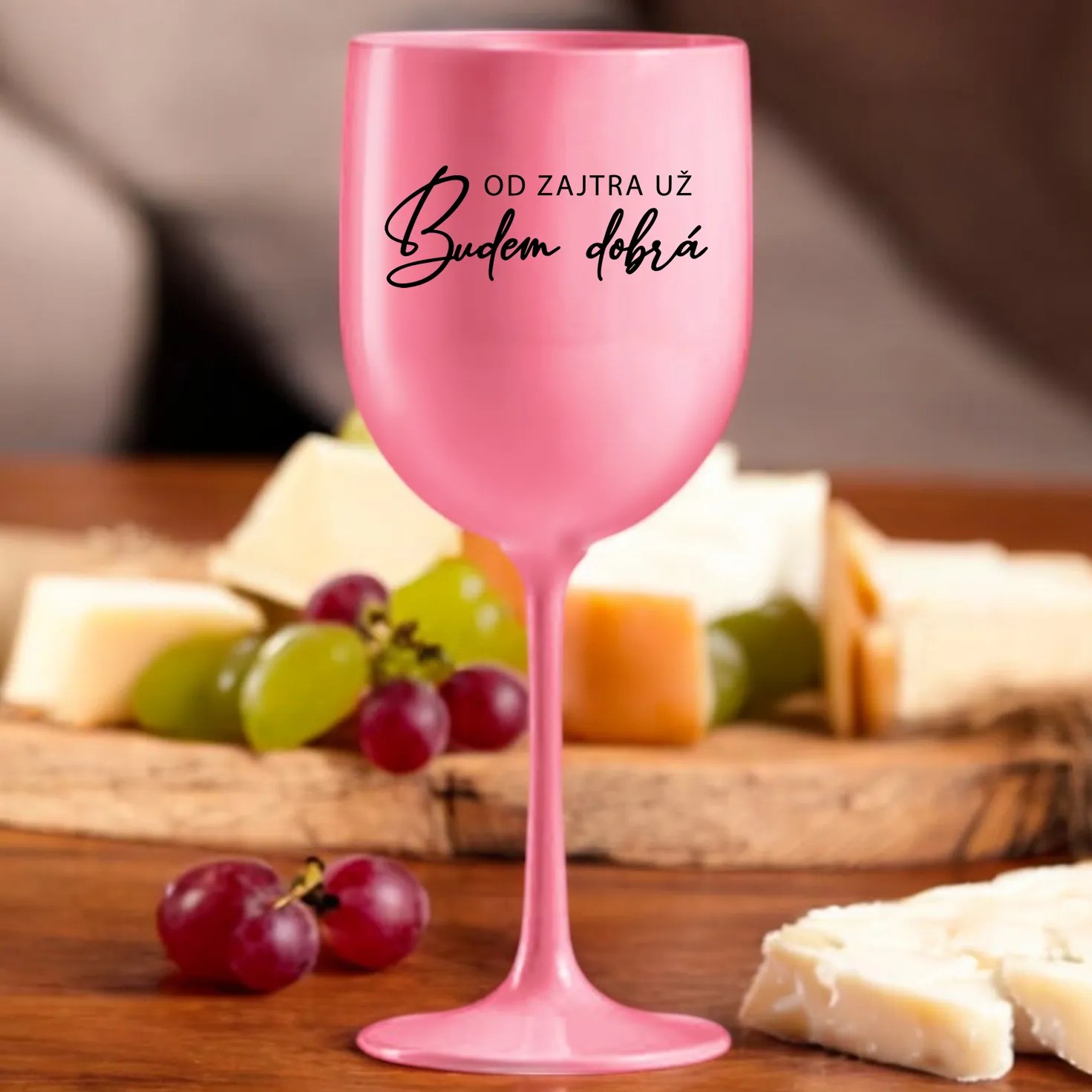Ahome Pohár na víno Od zajtra budem dobrá