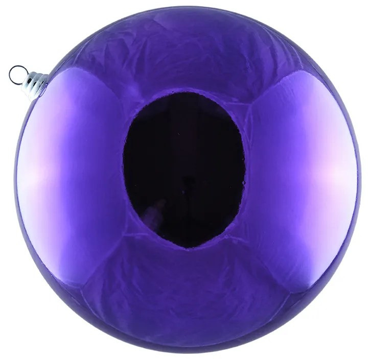 DECOLED Plastová guľa, 40 cm, fialová, lesklá