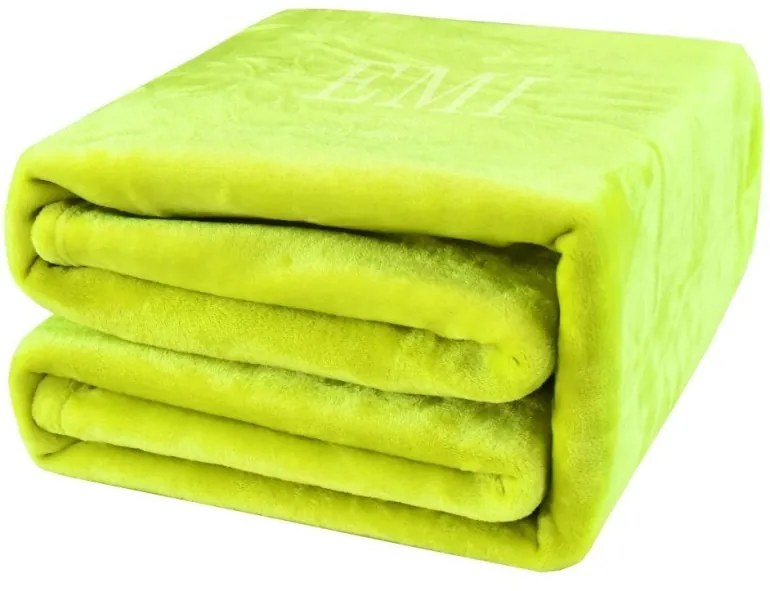 Deka neon zelená 150 x 200 cm EMI
