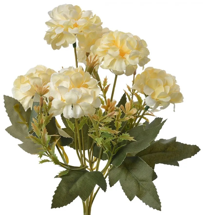 Dekorácia umelá kvetina so žltými kvetmi - 15*10*30 cm