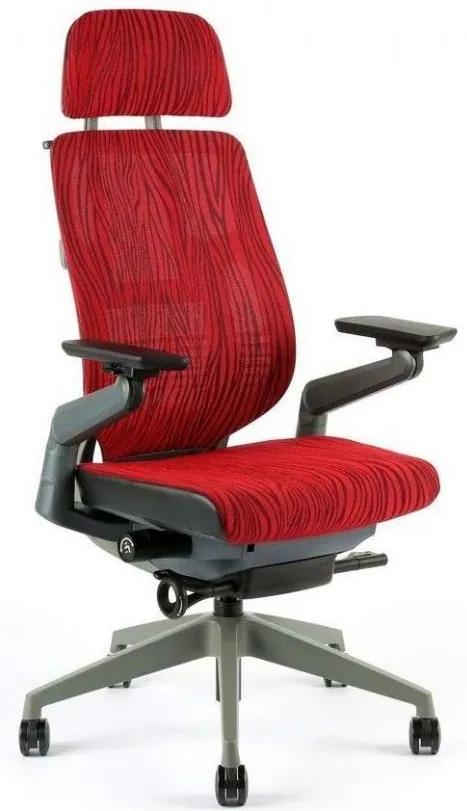 OFFICE PRO Manažérska kancelárska stolička KARME MESH červená