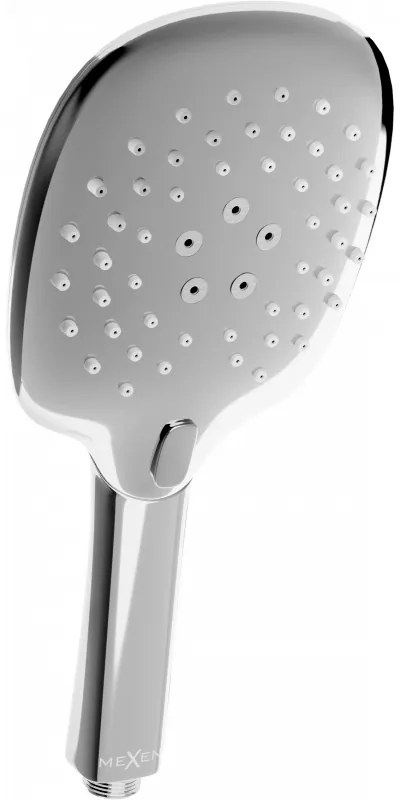 Mexen príslušenstvo - hlavica ručnej sprchy Oval R-22, 3-funkcie, chróm, 79522-00