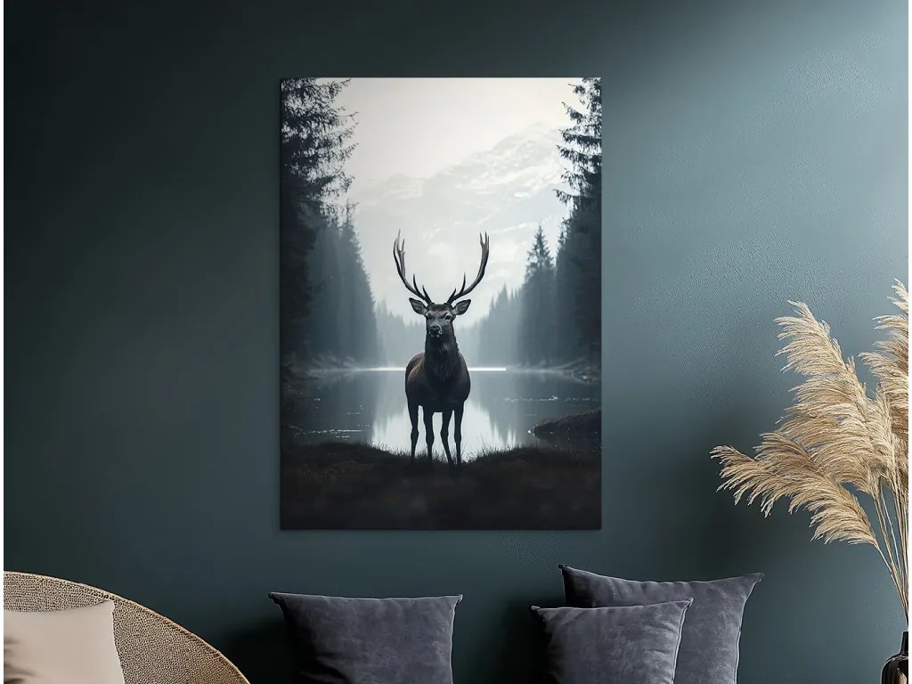 drevko | Obraz Ticho studeného jazera