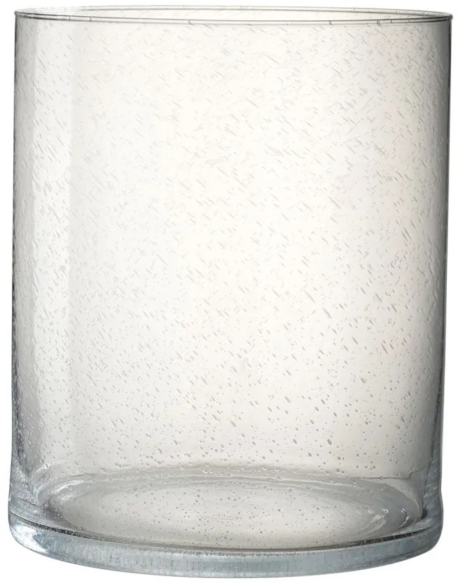 Oválny sklenený svietnik - 22 * ​​22 * ​​26,5 cm