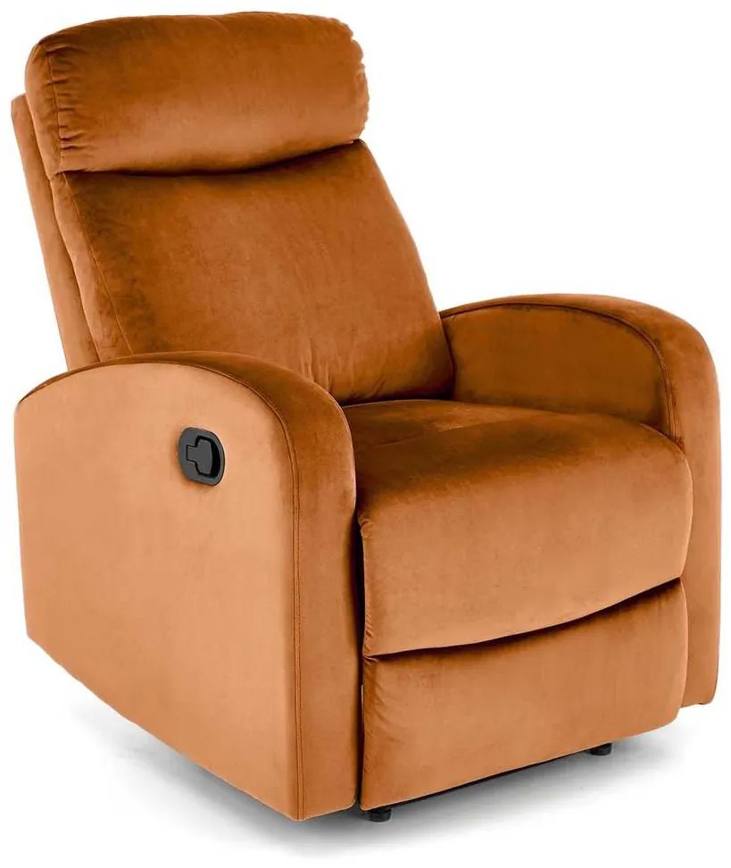 Polohovacie kreslo Wonder, oranžová