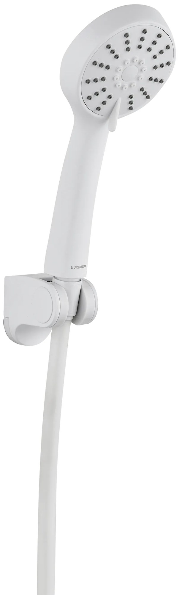 Kuchinox Cento, ručná sprchová súprava nástenná, biela matná, LAV-NKC_60AD