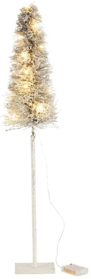 Vianočný zasnežený stromček s Led svetielkami Branch L - 15*15*79cm