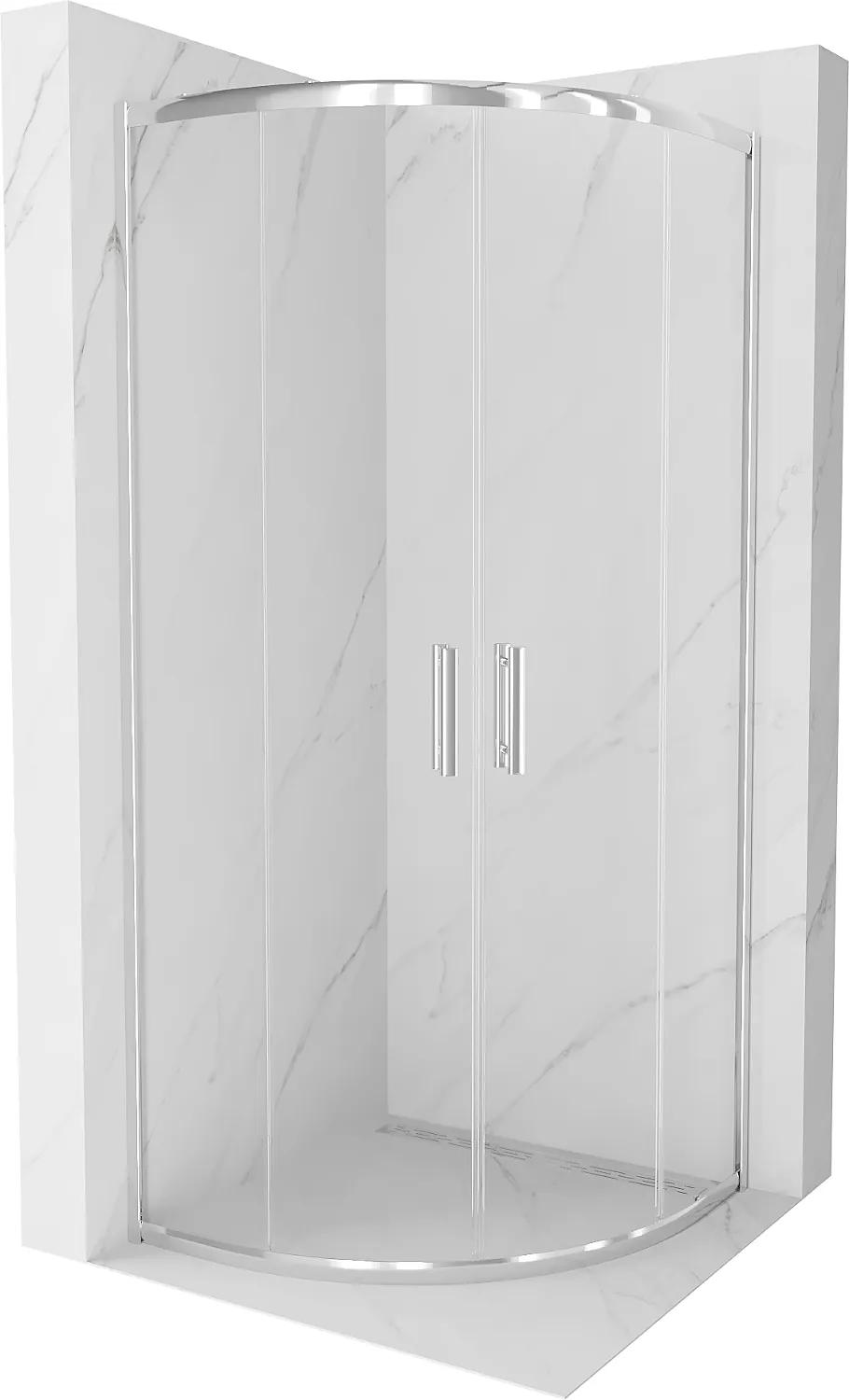 Mexen RIO - Štvrťkruhový sprchovací kút 70x70 cm, transparentná, 863-070-070-01-00