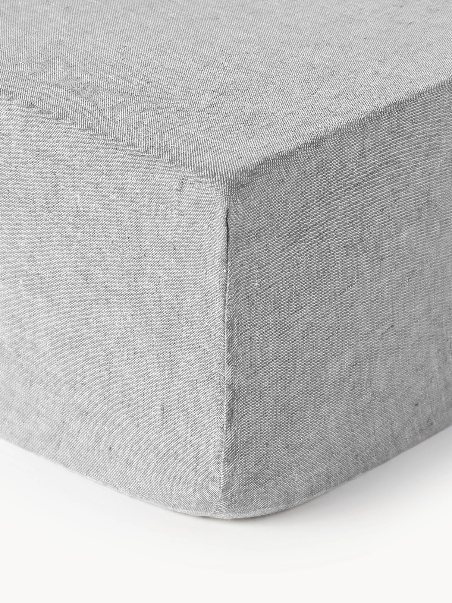 Elastická ľanová plachta na kontinentálnu posteľ Linna