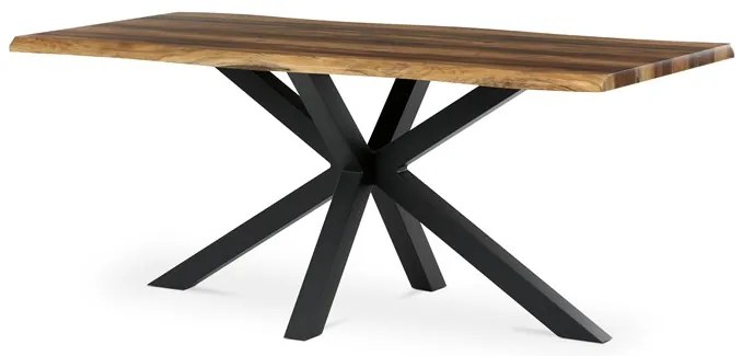 Autronic BONTEC Jedálenský stôl 180x90cm, mdf, sivý dub, HT-F4618 GREY Farba: Hnedá