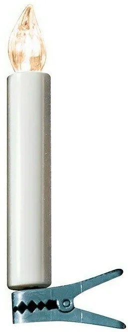 LED sviečka na stromček, 11 cm, 30 ks