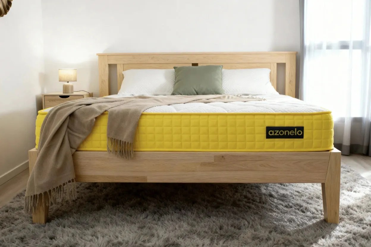 Ortopedický matrac s pamäťovou penou 200x200 cm Yellow