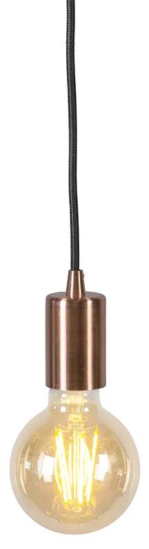 Priemyselné závesné svietidlo medené - Facil