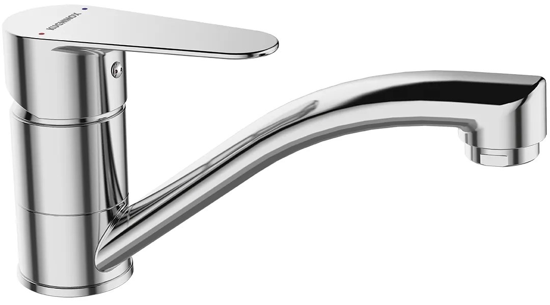 Kuchinox Fresno, umývadlová batéria s otočným ramenom, chrómová, LAV-BQF_026D