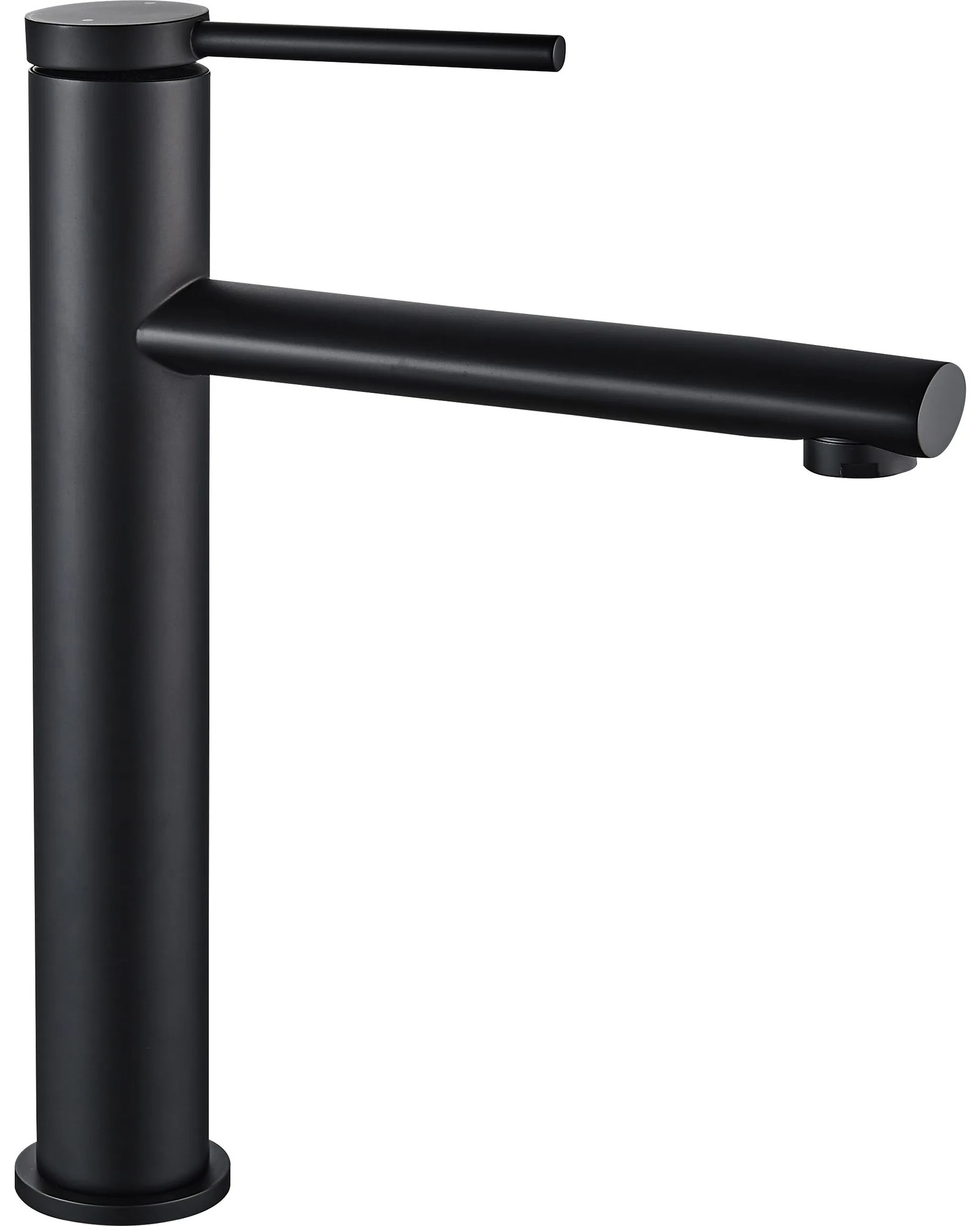 Rea Oval, vysoká umývadlová batéria, čierna matná, REA-B6511