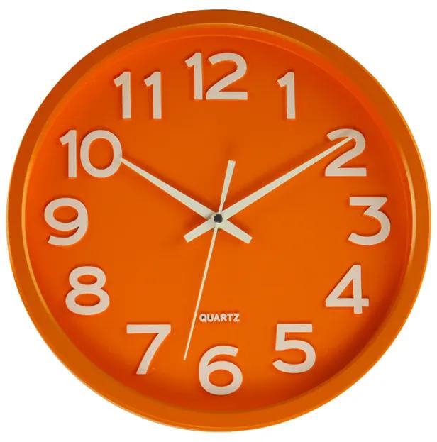 Hodiny JVD HX2413.6, oranžové 30cm