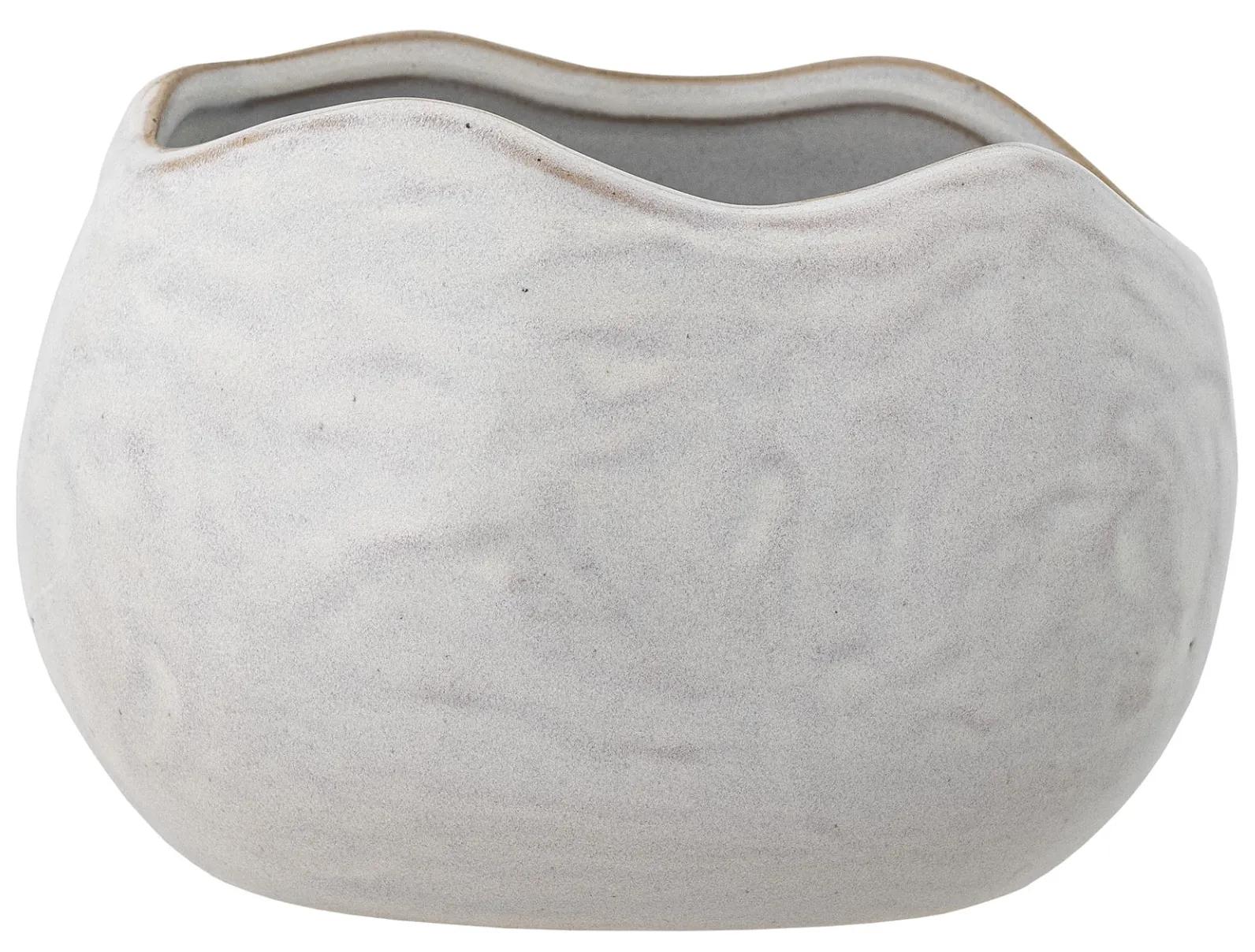Bloomingville Kameninový obal na kvetináč Pennie 13 cm