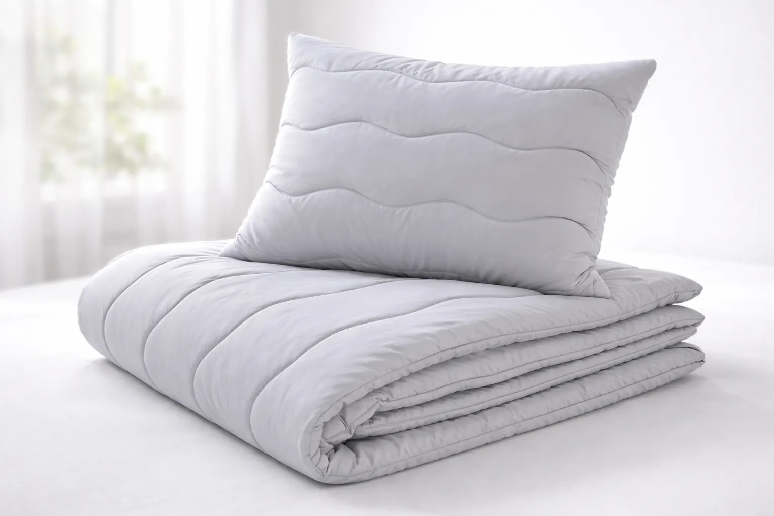 INTERMEDIC SK Celoročný set paplón + vankúš Medical Grey 140×200 / 70×90