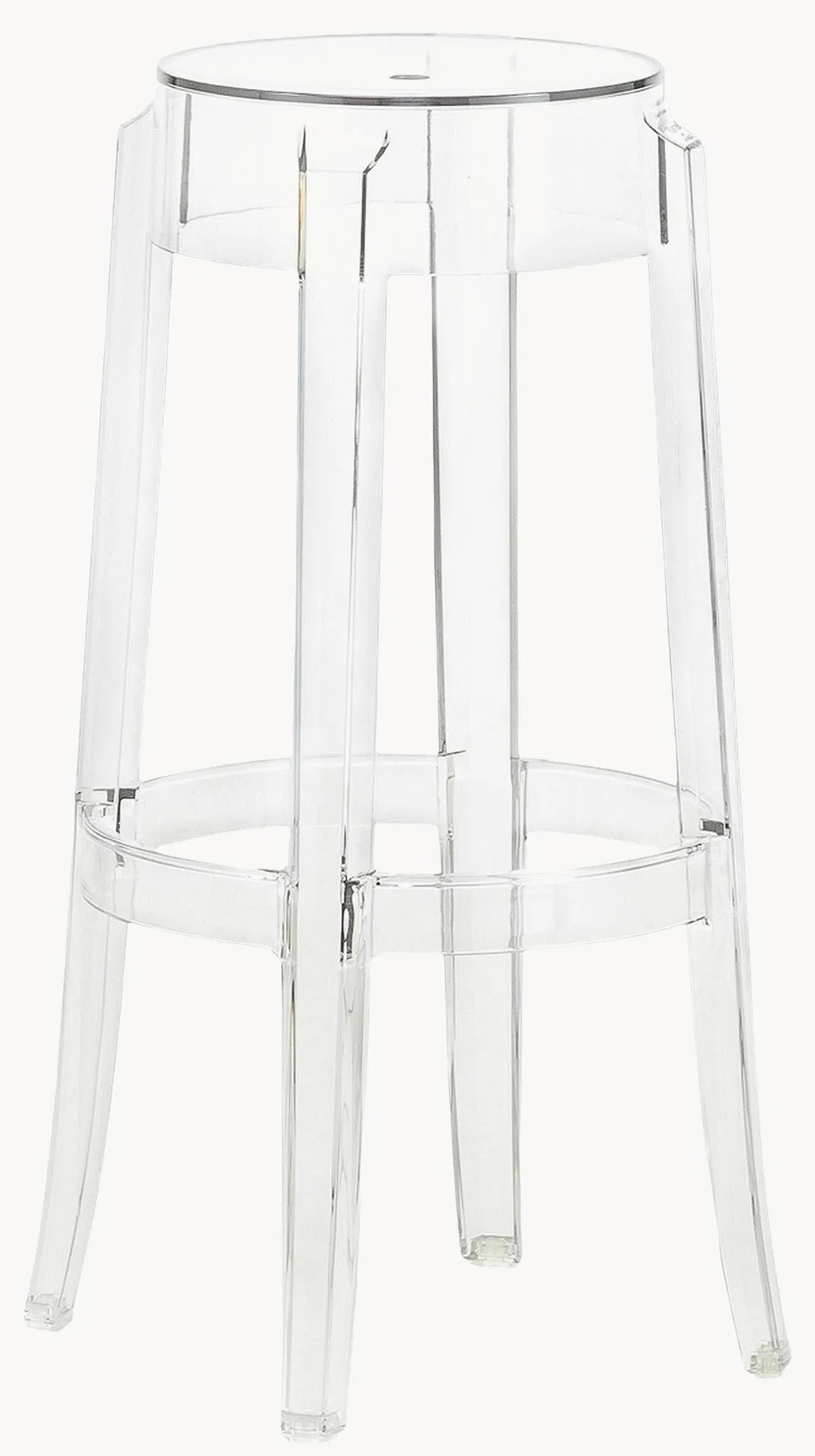 Dizajnová barová stolička Charles Ghost