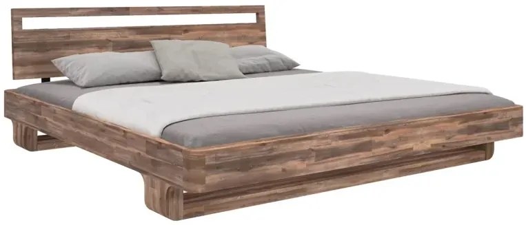 Drevená posteľ Indra 160 z akácie