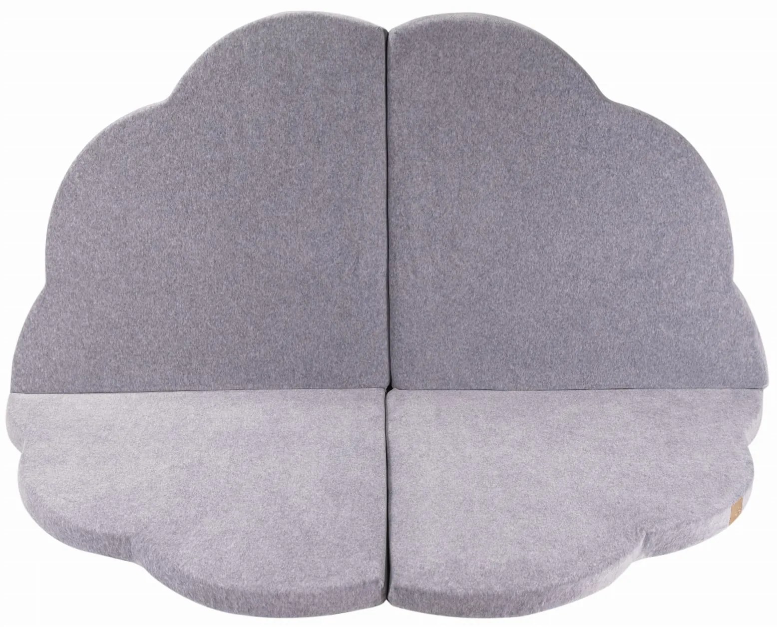 Penová hracia podložka mráčik: svetlosivá