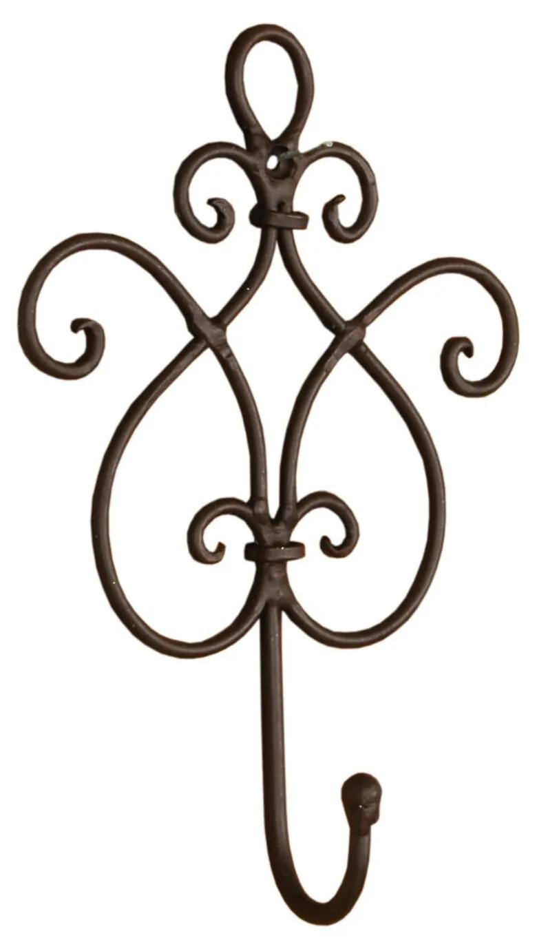 Vešiak ornament hnedý - 15 * 5 * 22 cm Vešiak ornament hnedý - 15 * 5 * 22 cm