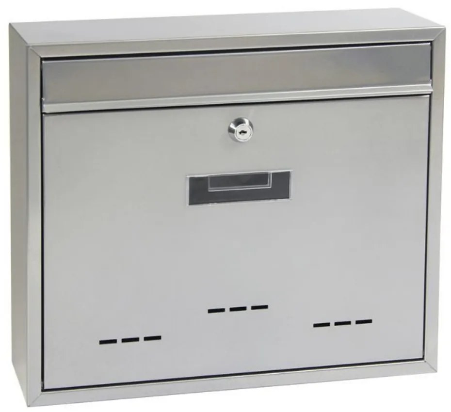 Poštová schránka BK 31, s otvormi, strieborná