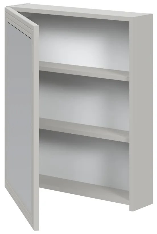 Závesná zrkadlová skrinka Bondi 60 cm, krémová