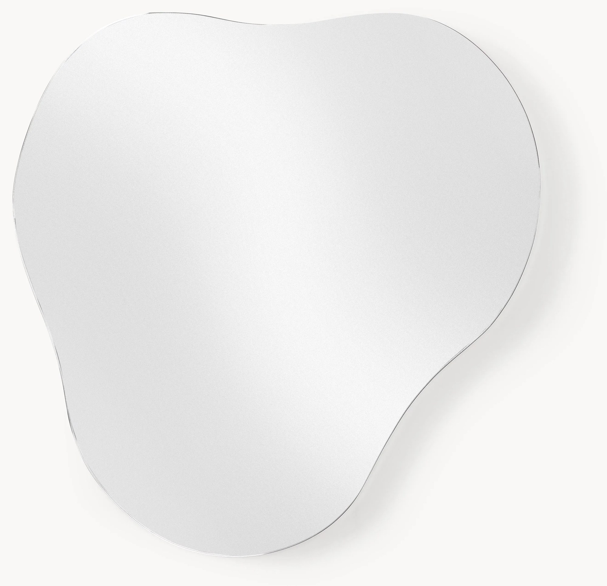 Bezrámové nástenné zrkadlo v organickom tvare Lia