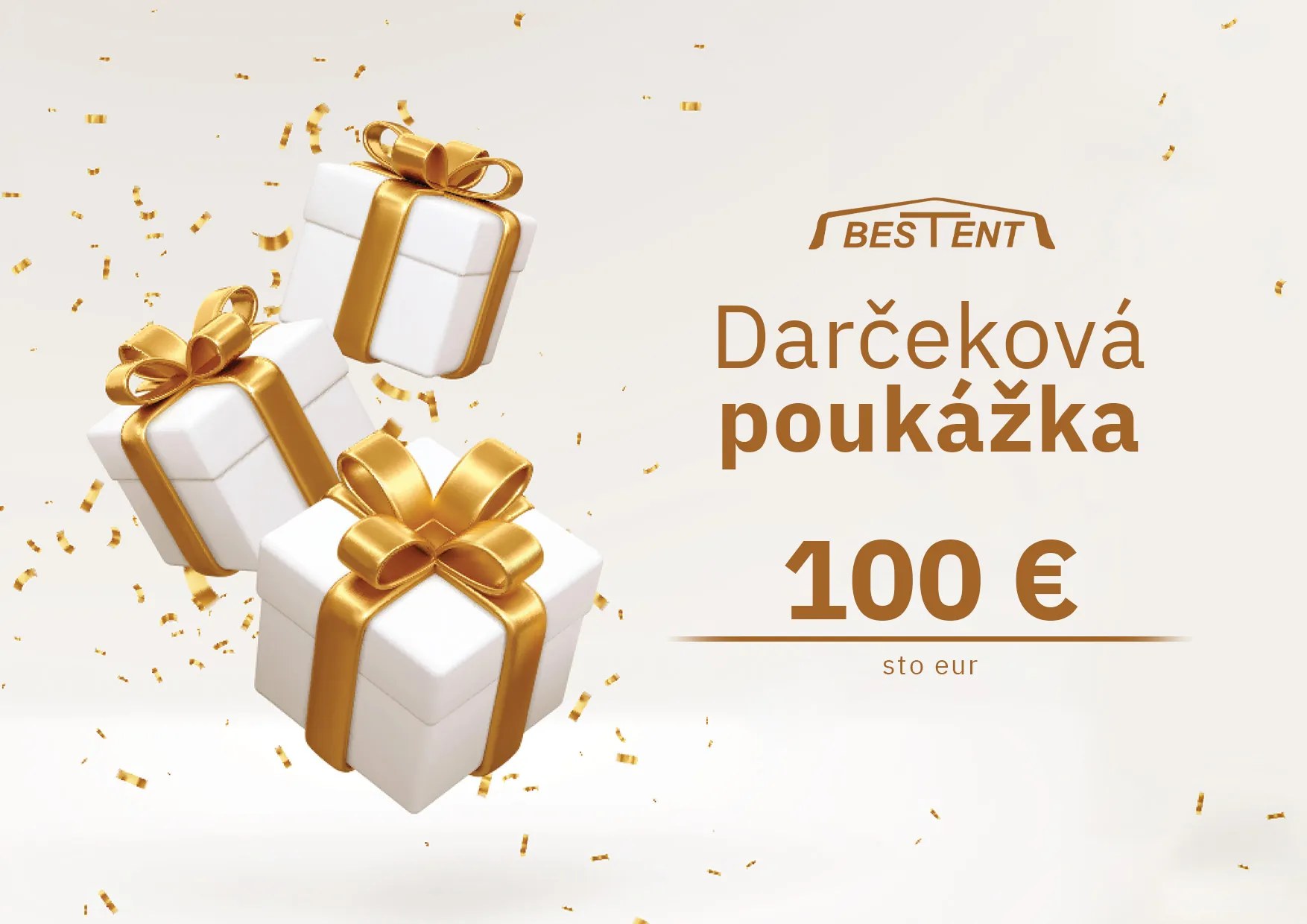 Bestent Darčeková poukážka vo výške 100€
