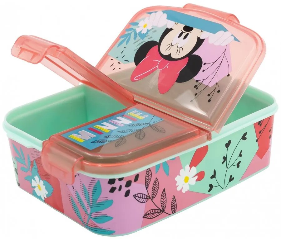 Multibox na desiatu Minnie Mouse - Disney s tromi priehradkami