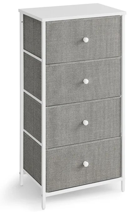 Autronic BONTEC Komoda 45x30x92cm, mdf, sivá, AUK-E1031 GREY Farba: Šedá